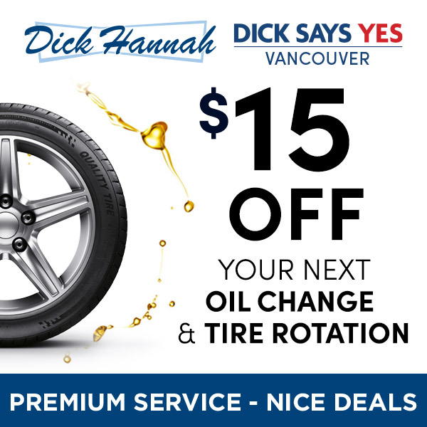 $15 Off - Oil Change & Tire Rotation