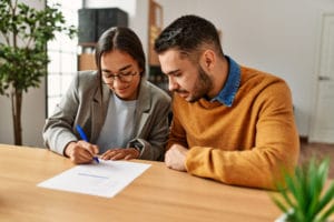 A friend helping out by being a cosigner