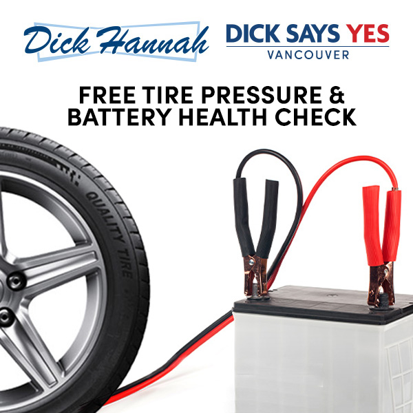 Free Tire Pressure +  Battery Health Check