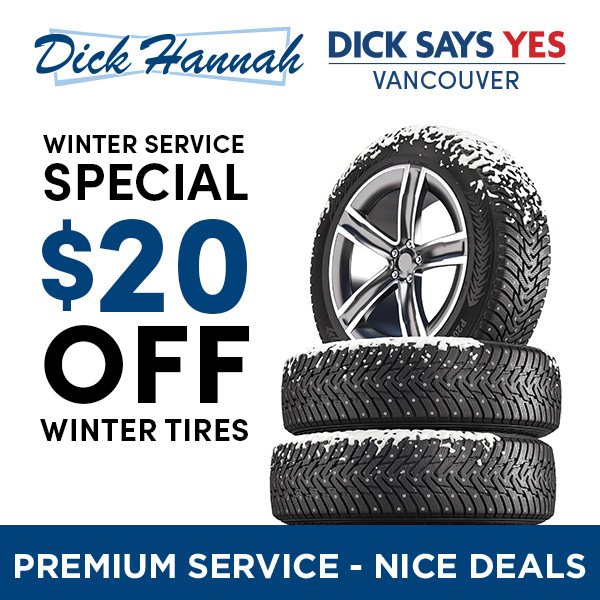 Winter Service Special -  $20 Off Winter Tires