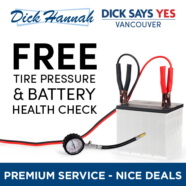 Free Tire Pressure &  Battery Health Check