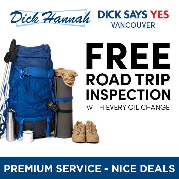 Free Road Trip Inspection with every oil change!